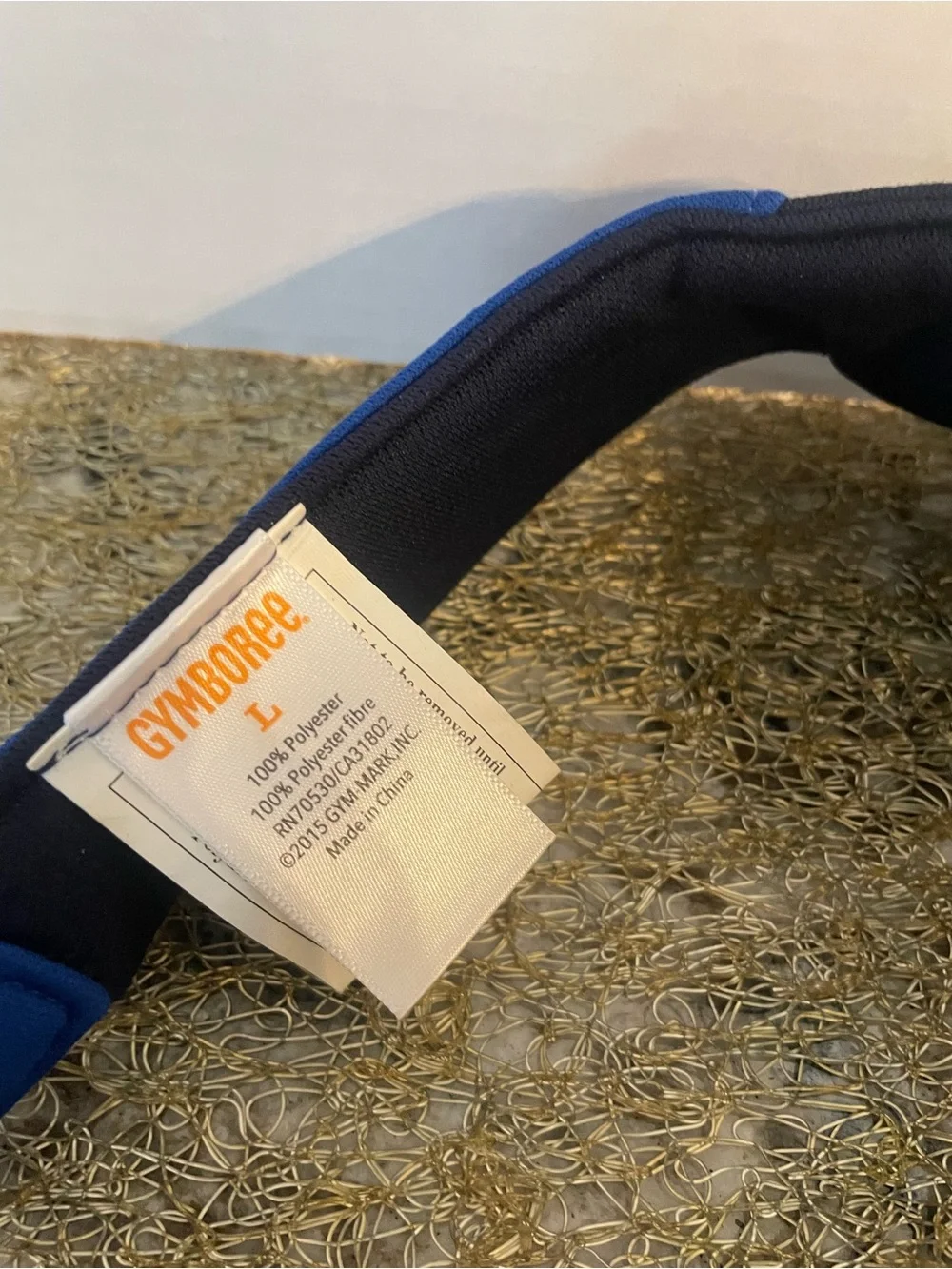 Gymboree Navy Visor with Royal Trim